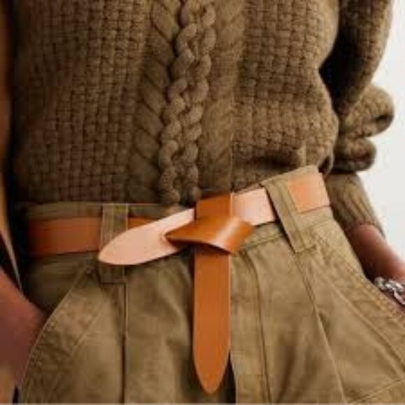 Isabel Marant Lecce Knotted Leather Belt Med - Picture 2 of 9